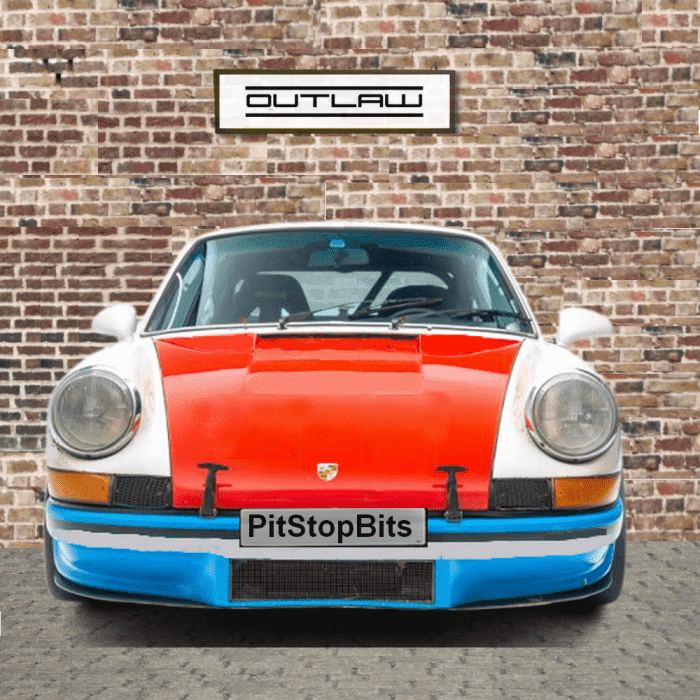 porsche outlaw illuminated sign by pitstopbits