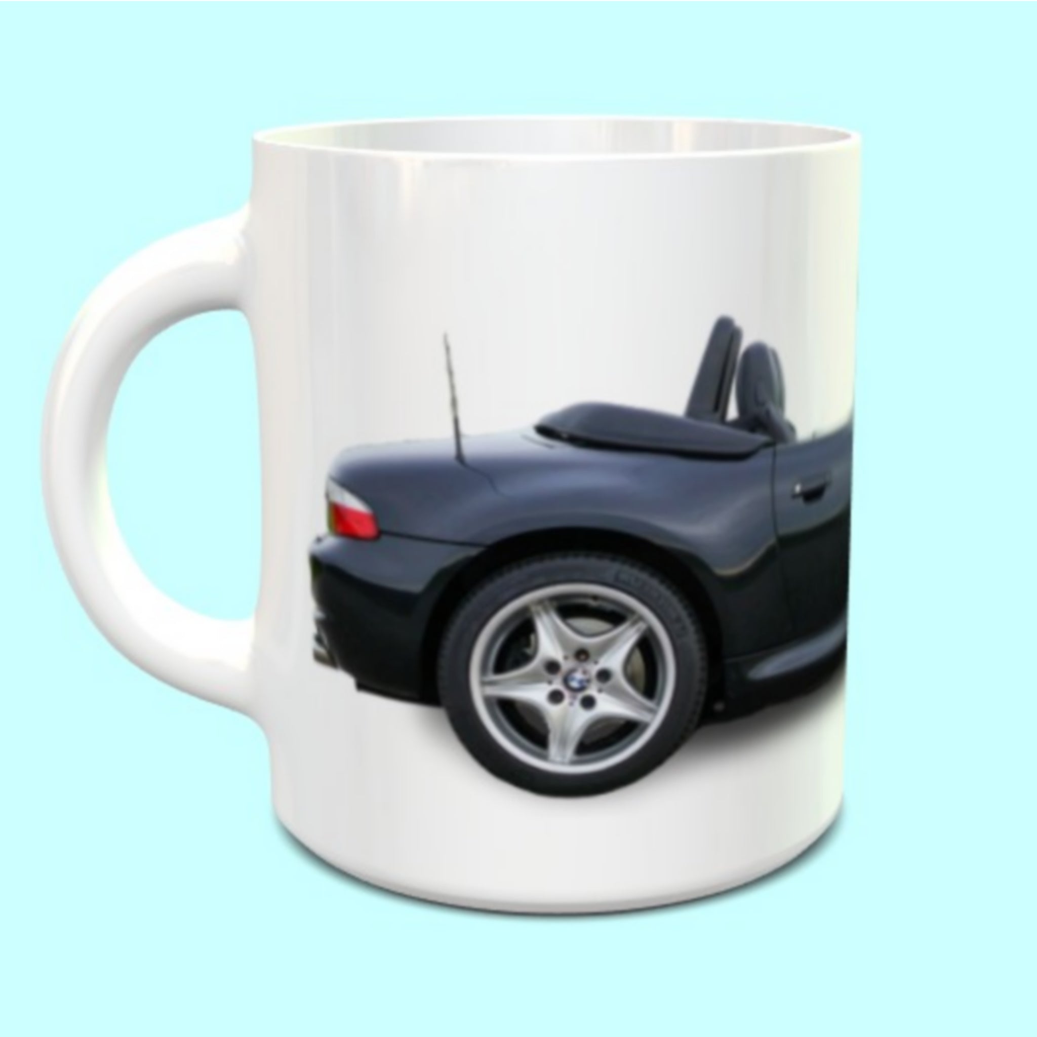 BMW Z3M Roadster car Mug in black - Image 5