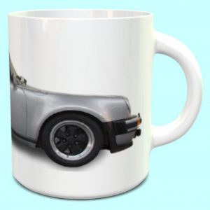Porsche 911 930 3.2 Carrera Turbo car mug in Silver