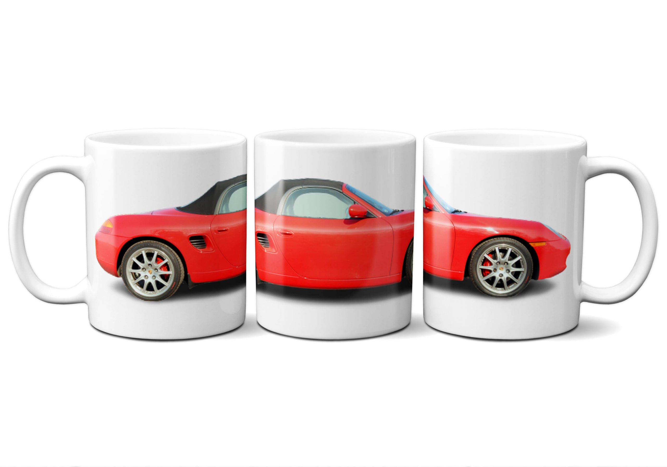 Porsche 986 Boxster Mug in Guards Red