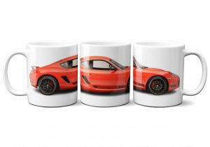 Porsche Cayman 987.2 R Mug in Red.