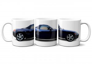 Porsche 986 Boxster Mug in Blue