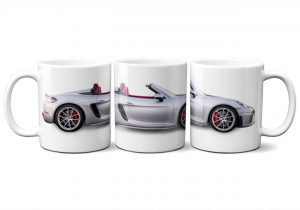 Porsche Spyder Mug Silver