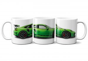 Porsche 911 992 GT3RS car mug Lizard-green