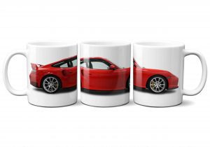 Porsche 911 996 GT2 car mug in Guards Red