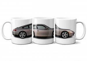Porsche 911 996 Carrera 2 MK1 car mug in Bronze