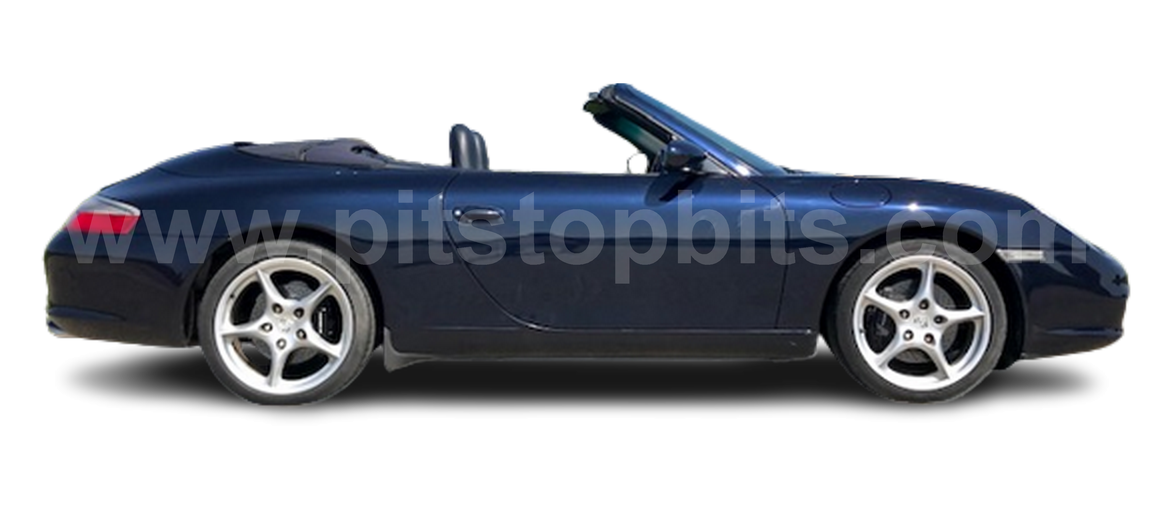 Porsche 911 996 Carrera 2 Cabriolet Mk2 car Mug in Lapis Blue - Image 2