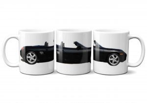 Porsche 986 Boxster Car Mug in Black