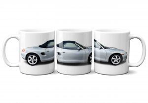 Porsche 986 Boxster Mug in silver