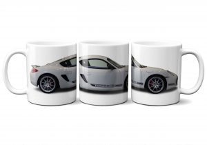 Porsche Cayman 987.2 R Mug in white