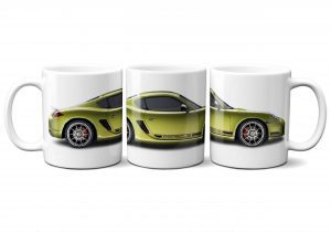 Porsche Cayman 987.2 R Mug in Peridot Green